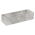 Bathroom storage rack - wall mounted, no drilling required - vanity organizer for toiletries, cosmetics, and more