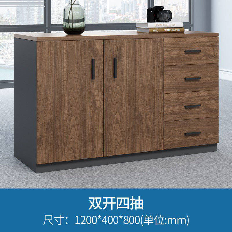 Office file cabinet wooden low cabinet floor cabinet storage cabinet partition cabinet with lock information cabinet printer storage cabinet