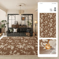 Carpet living room retro style waterproof anti-fouling sofa coffee table mat medieval stain-resistant bedroom large area full bed blanket