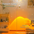 Influencer-style double-headed sunset ripple ambient light - led floor projector for living room and bedroom