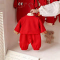 Spring & fall baby 100-day baby girl double-layer one-year-old dress suit new chinoiseriekids birthday banquet outwear clothes