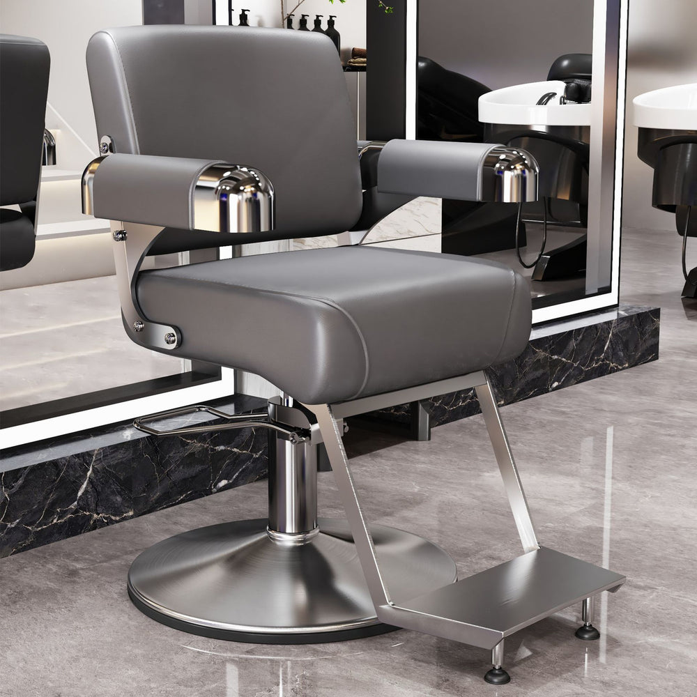 High-end barber shop chair, hair salon special hairdressing stool, casual hair cutting chair, popular perm and dyeing seat, beauty salon chair