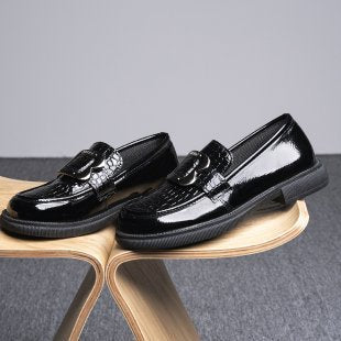 spring/autumn new arrivals: thick-soled loafers for cross-border e-commerce. plus sizes available. price difference of $0.50. wholesale options available. dropshipping to  and