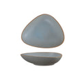 Vintage rustic stoneware ceramic triangular dessert fruit salad weight loss ceramic bowl restaurant home breakfast bowl tableware