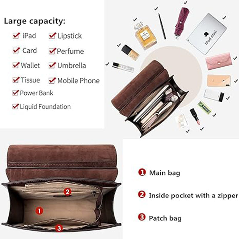 Niche design bag versatile backpack women's portable Korean version schoolbag retro travel backpack portable retro