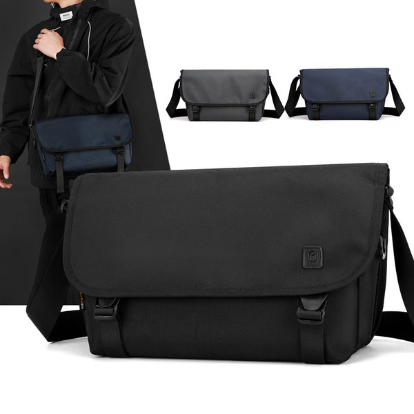 WEPOEWR new travel large-capacity messenger bag solid color square business business messenger bag men's shoulder bag