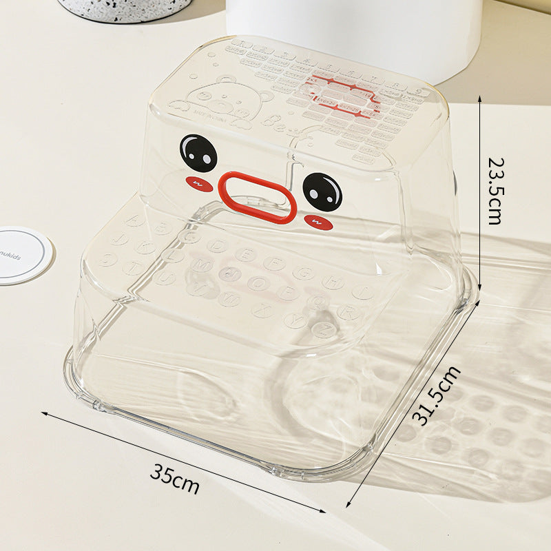 Children's footstool Multifunctional plastic non-slip Baby hand washing Step stool Household bathroom Footstool Footstool