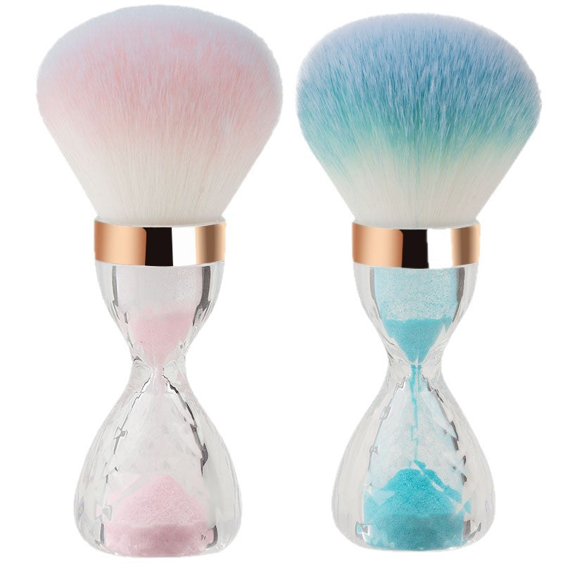 Mini plastic nail art dust brush small waist loose powder brush beauty tool blush brush makeup brush cangzhou makeup brush