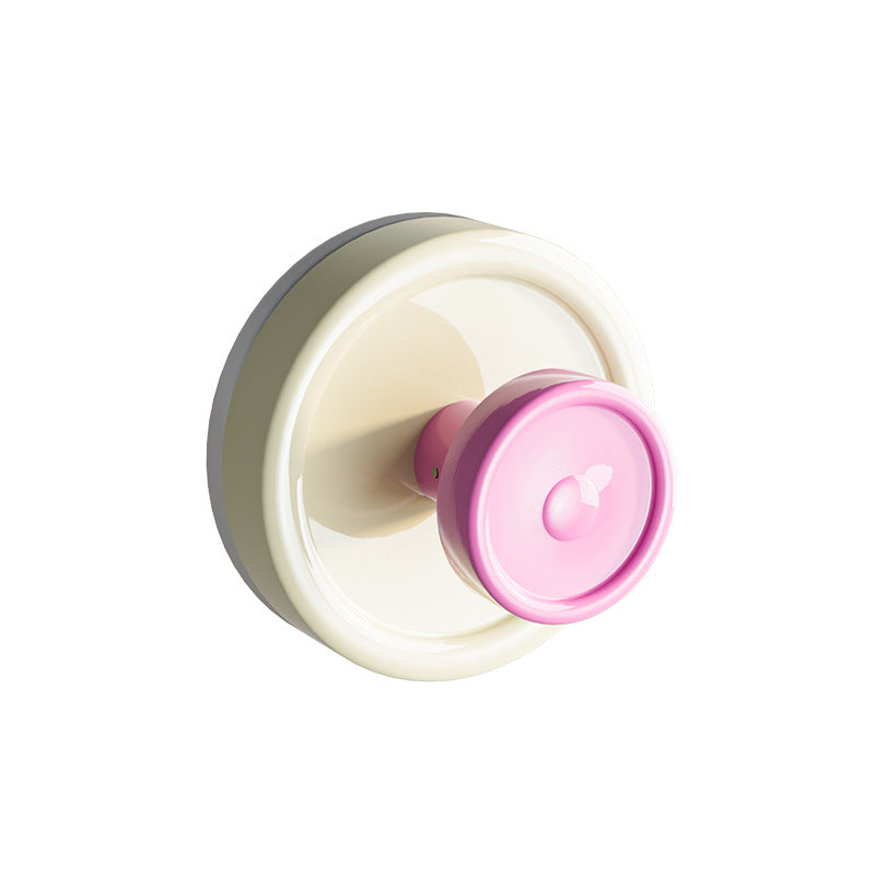 Dopamine suction cup punch-free door rear hanging hook wall-mounted bathroom strong load-bearing sticky hook vacuum traceless bathroom hanging