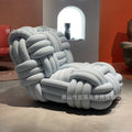 Creative knotted rope furniture woven chair artistic unique italian minimalist single chair home handmade lounge chair sofa