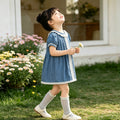 Summer girls' dresses  new korean style baby princess dress thin lace girl's dress summer outfit