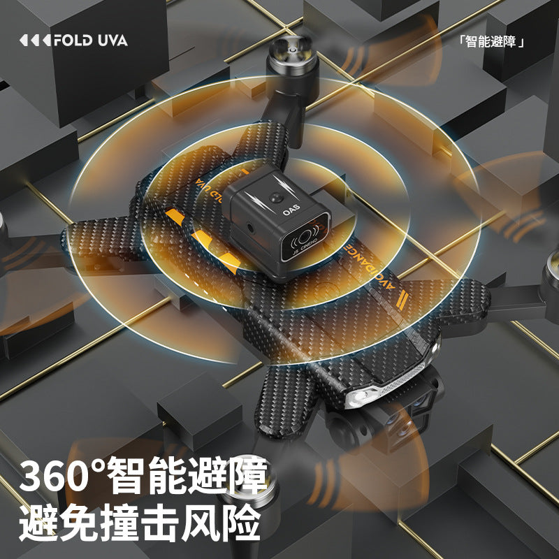 brushless js22 drone with optical flow positioning, hd aerial photography, foldable quadcopter, remote control toy aircraft