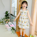 Bella treehouse children's wear baby princess dress girls' dress toddler summer outfit  new children's skirt pure cotton