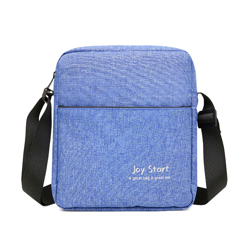 Foreign trade new men's casual shoulder bag simple wear-resistant anti-splashing messenger bag outdoor travel portable small square bag