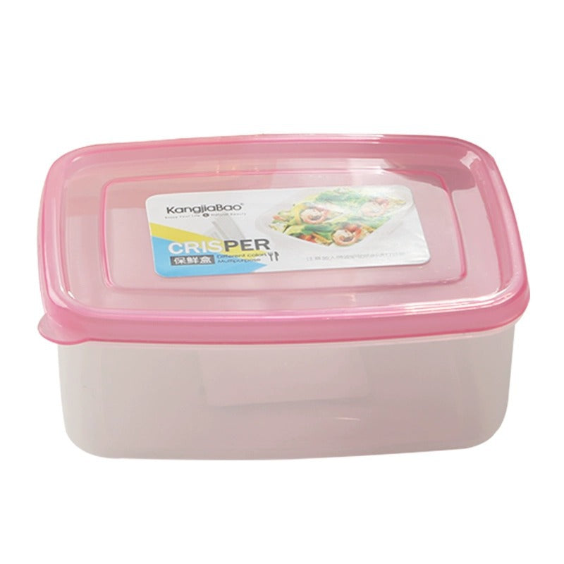 Mini transparent plastic box Small fresh-keeping box Food sealed storage box School kindergarten food sample box