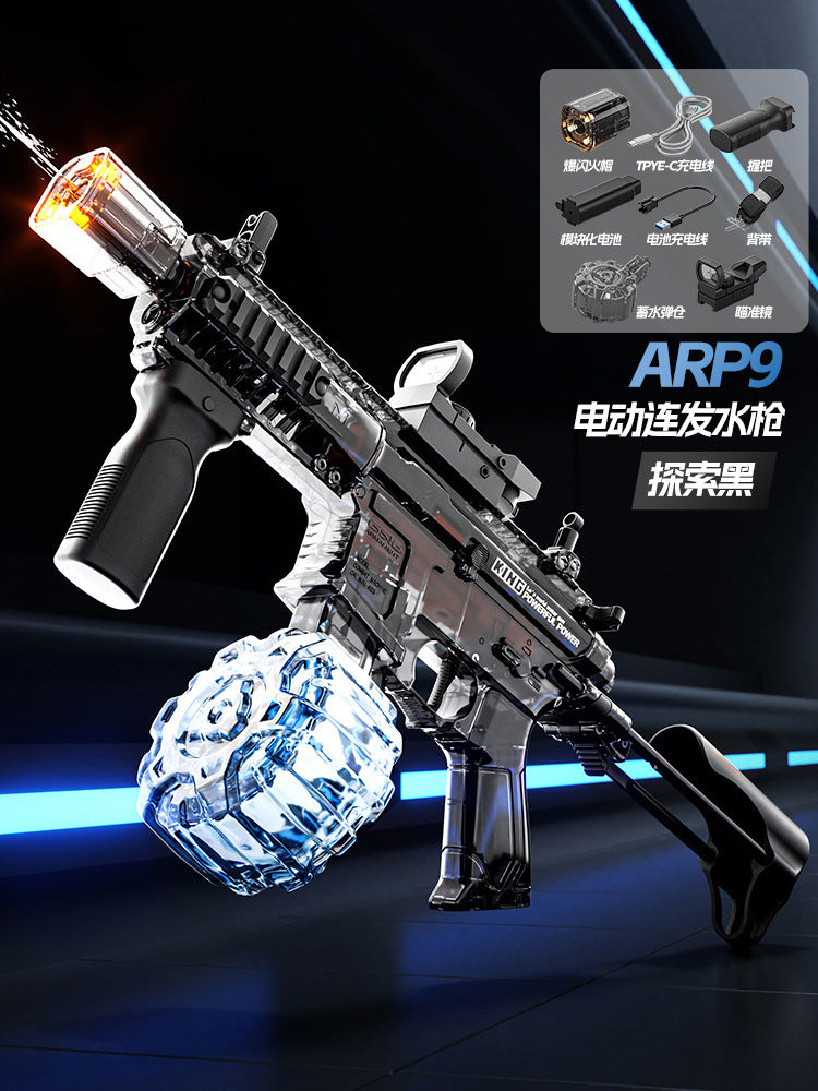 new arrival victor electric burst water gun automatic water absorption manual automatic linkage reloading large capacity water gun