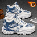 High-top men's shoes winternew arrivalfleece-linedheattech cotton shoes youth student sports casualnon-slip dad trendy shoes