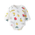 Long-sleeve romper - apple pear [100% cotton]