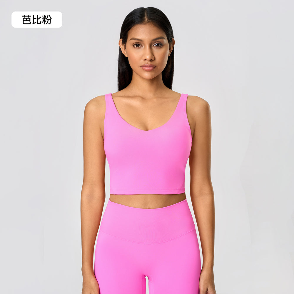 new arrival beautiful back sports intimates women's yoga running bra fitness vest tops yoga clothes s2054