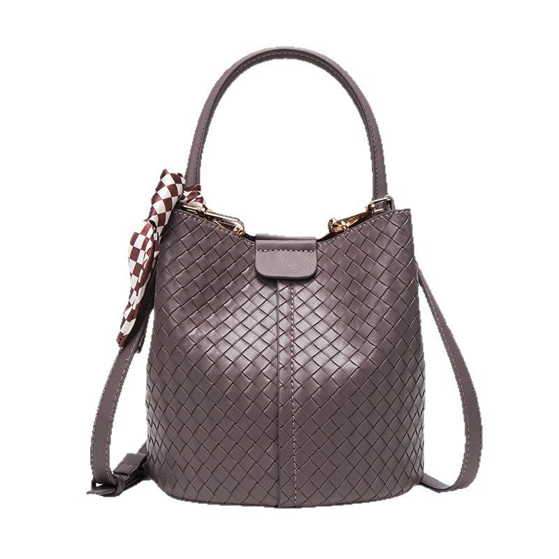 Trendy woven handbag bucket bag for women - 2025 new arrival, high-end, stylish, chic, versatile shoulder & crossbody bag