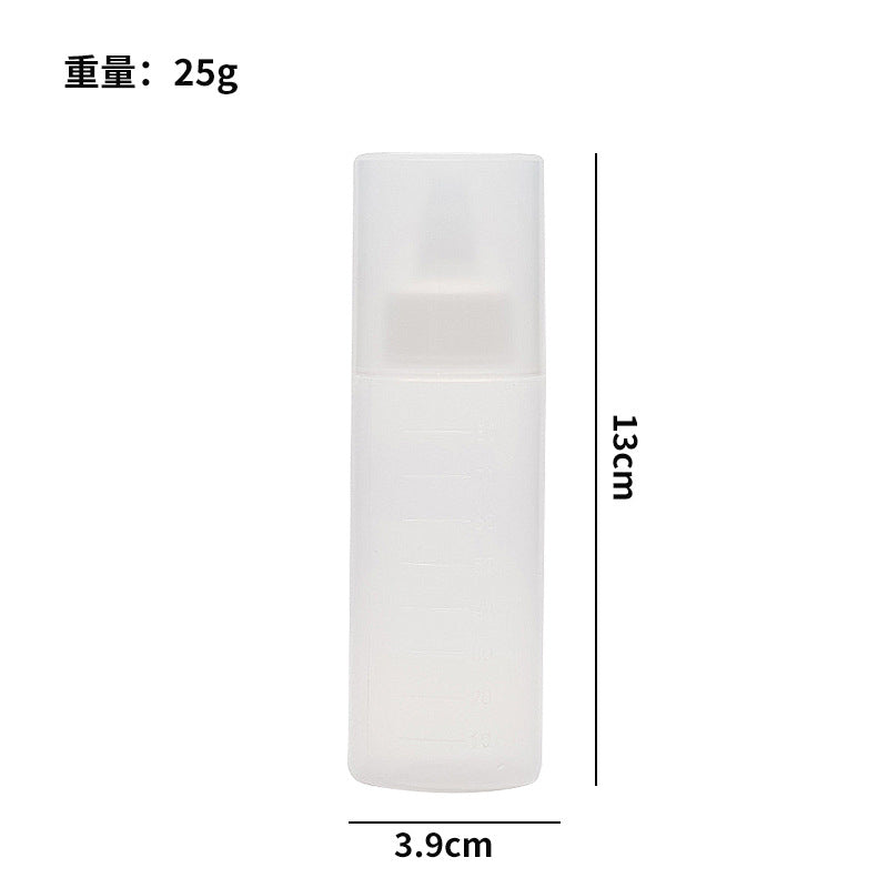 Portable squeeze bottle mini sauce bottle salad dressing ketchup dispensing bottle outdoor squeeze bottle multifunctional seasoning bottle