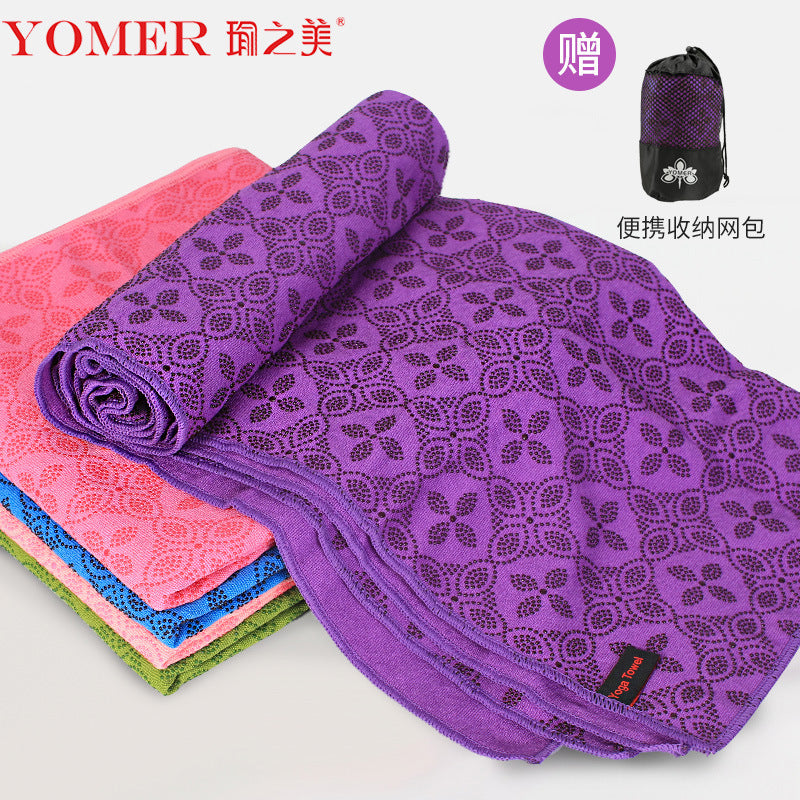 Yoga mat non-slip capsules absorb sweat wholesale blanket yoga supplies towel blanket cloth pad thin foldable