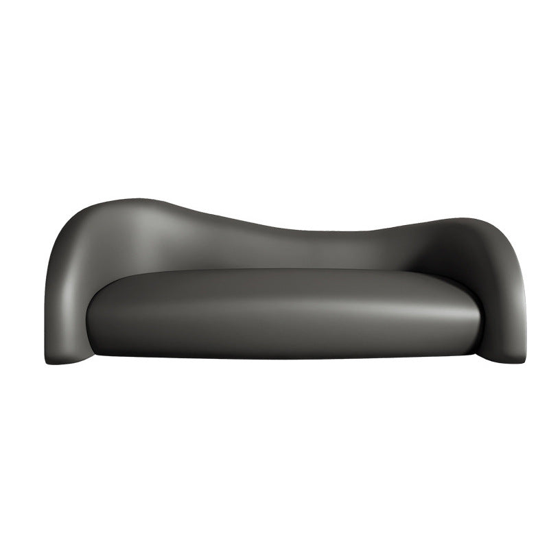 Accessible luxury leather sofa designer double sofa chair office hotel reception small sofa popularfor home leather sofa