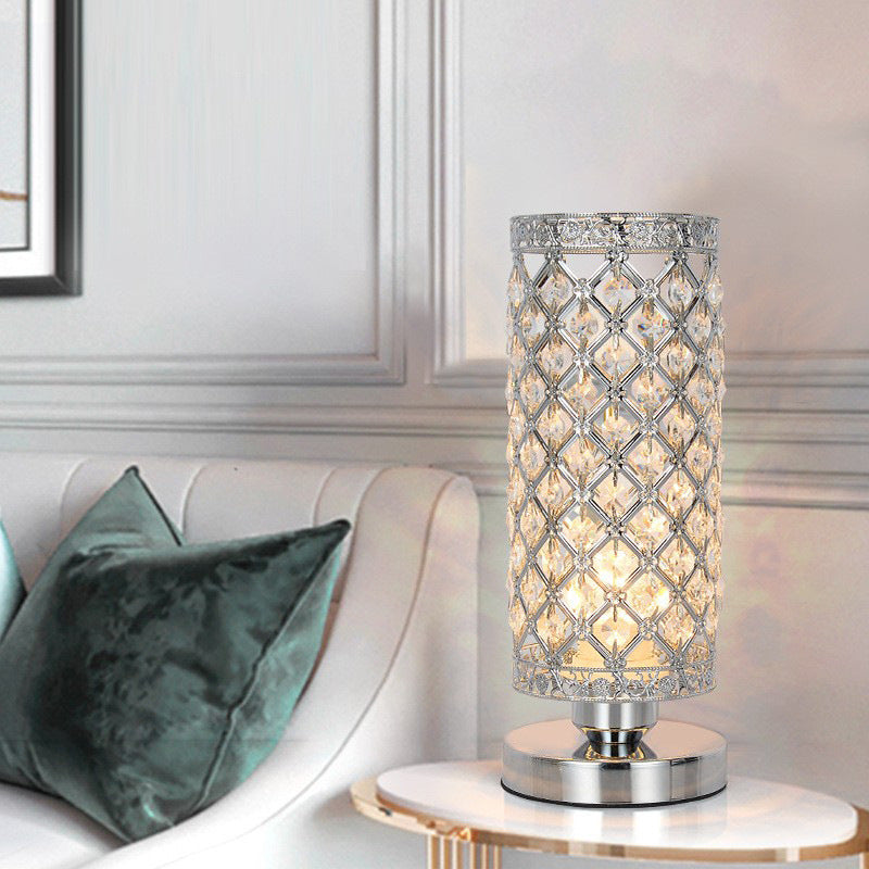 Supply crystal table lamp dining room living room art deco table lamp creative bedroom bedside lamp
