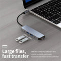 Universal 5-in-1 docking station - multi-functional hub for phones, laptops, and gaming consoles