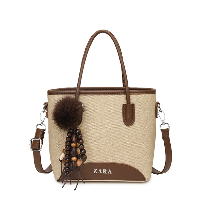 Retro commuting quality satchel bag 2025 new work commuting shoulder underarm bag casual bag elegant tote bag