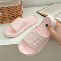 2024 new home slippers: cloud-like eva bear slides - trendy, unisex, minimalist flip-flops for indoor/outdoor use