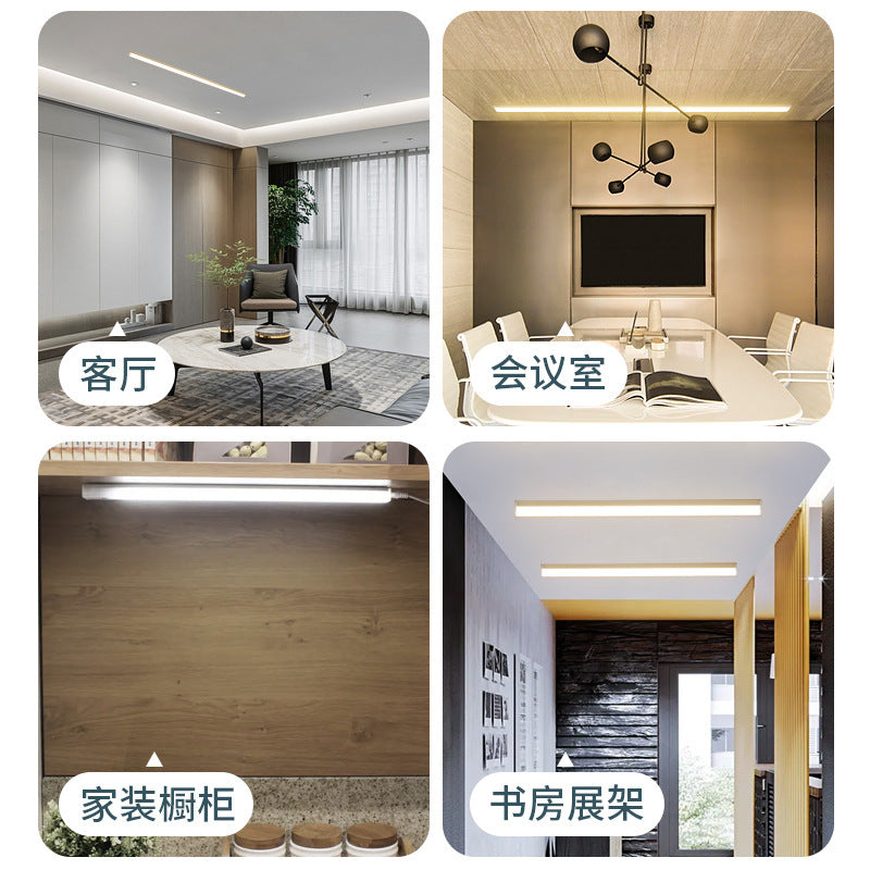 Super bright lamp daylight tube T5T8 lamp tube household energy-saving bracket integrated light bar engineering decorative led lamp