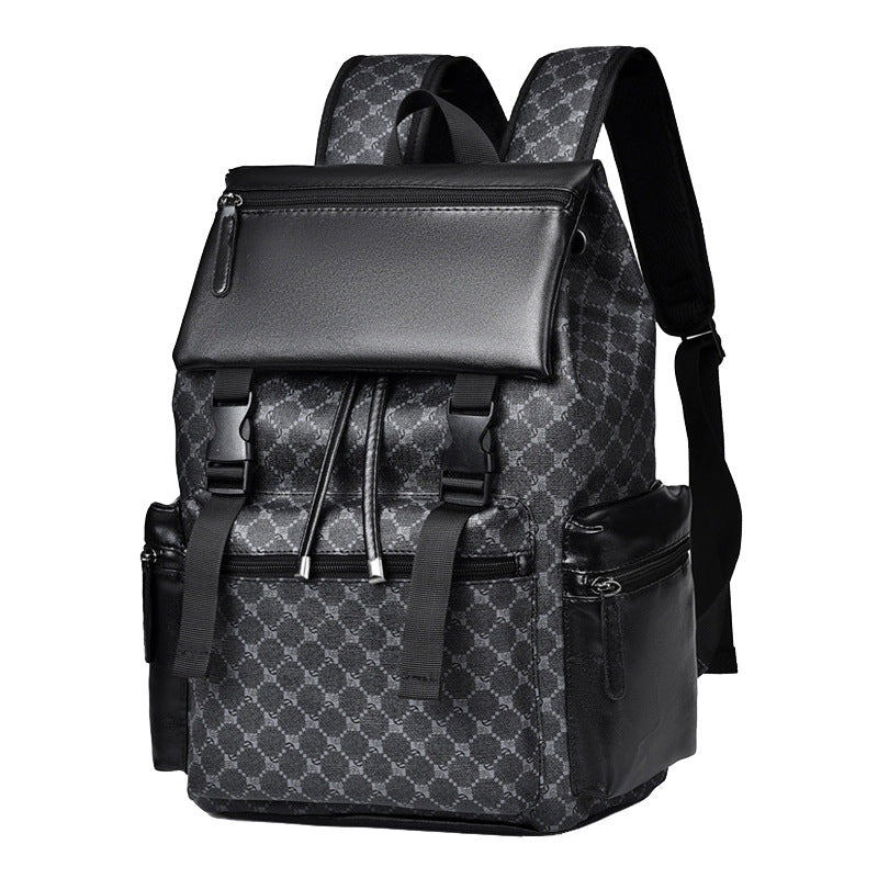 Cross-border men's business backpack, high-end fashion travel backpack, large-capacity schoolbag, waterproof backpack, computer bag.