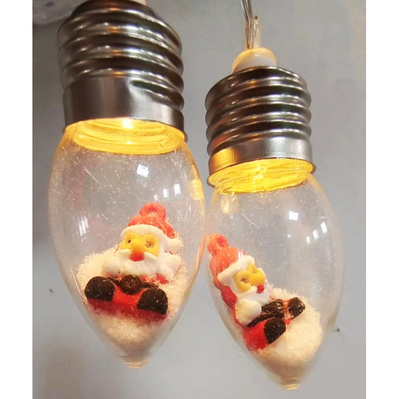 New wholesale LED bulb light Christmas chandelier light string Christmas tree wall hanging light gift living room decoration box light