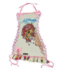 fashion cross-border retro halloween skull positioning printed oil painting drawstring tube top suspender dress