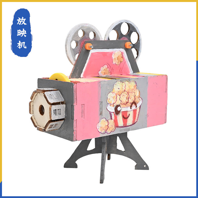 Projector, tech gizmo for elementary school students STEAM education Optical imaging Science experiment Material package