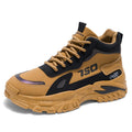 High-top men's shoes: 2025 fall/winter new arrivals - trendy casual martin boots, stylish and versatile, athletic anti-slip thick-soled work shoes