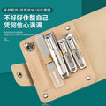 Stainless steel nail clipper set - premium manicure & pedicure tool kit - nail clippers & trimmer gift set