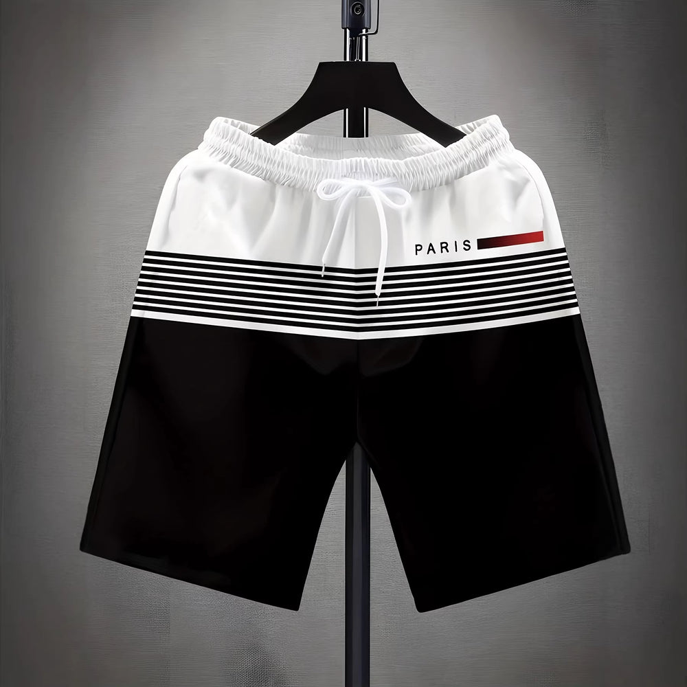 trending men's swim trunks, quick-dry swim shorts, casual athletic beach shorts, new european and american styles
