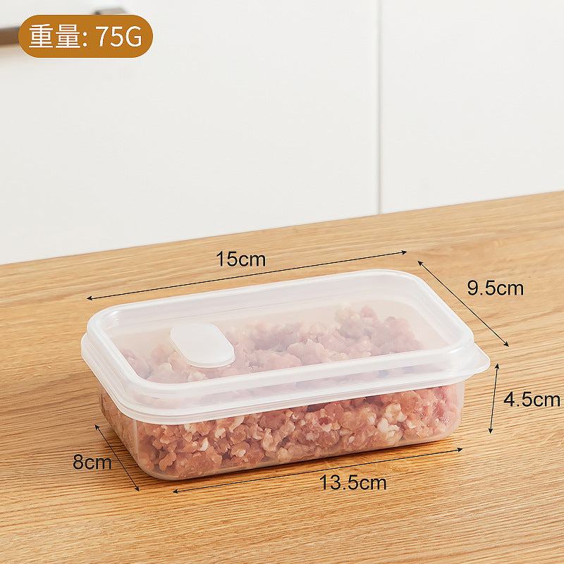Kitchen Food Refrigerator Storage Box Transparent Sealed Fruit Food Fresh-keeping Box Food Grade Plastic Japanese Bento Box