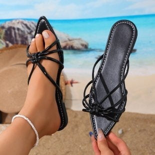 Wholesale plus-size flip-flops: new  summer collection for cross-border e-commerce, featuring comfortable and lightweight flat sandals for the us, european, and southeast asian markets