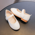 Girls' princess shoes - summer leather shoes for girls, simple soft-soled shoes for baby girls, children's shoes, toddler single shoes for spring and autumn