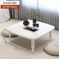 Folding table, household table, kang table, simple dining table, low table, bay window desk, installation-free dormitory bed computer table