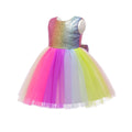 High-end and stylish princess dresses for girls, perfect for weddings, rainbow skirts, summer wear, and piano recital costumes for toddlers and young children