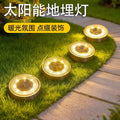 Solar outdoor lights, underground lights, popular small courtyard layout, courtyard landscaping layout, house garden floor lights, lawn lights