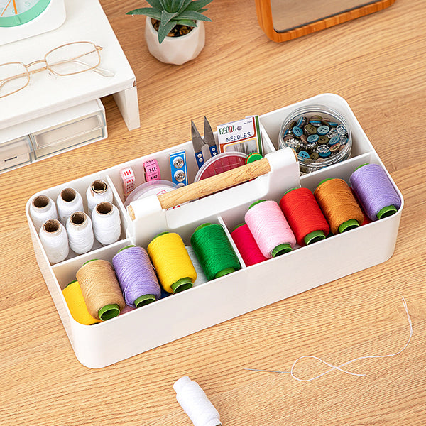 Sewing Box Household Stackable Multifunctional Drawer Storage Box Desktop Portable Sewing Kit Sewing Tools Organizing Box