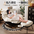 Rocking chair recliner adult sleepable living room for home casual adult sofa eggshell balcony lazy chair