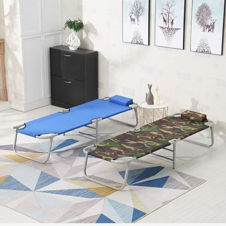 Portable single bed emergency foldable bed office lunch break bed simple single bed accompanying bed for home