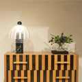 Italian fendi casa marble table lamp - designer style bedroom bedside lamp - living room high-end ambiance light