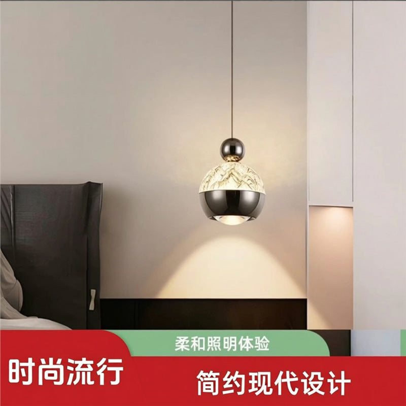 Hand scan sensor new arrival bedside chandelier casualfashion voice iceberg popular small chandelier adjustable bedside hanging wire lamp